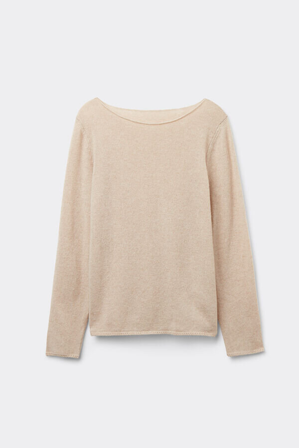 1 Bluză cu mâneci lungi din cașmir 1 Bluză cu mâneci lungi din cașmir