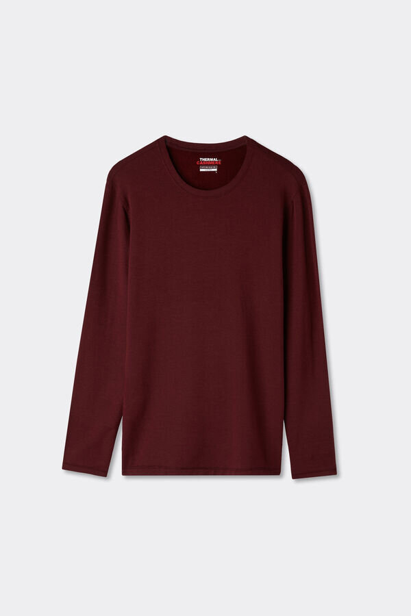 Bluză cu mâneci lungi din modal și cașmir Bluză cu mâneci lungi din modal și cașmir