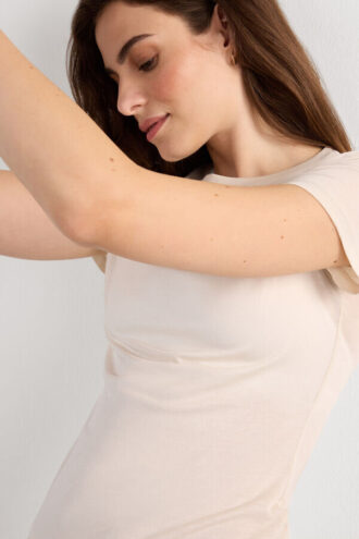 Bluză cu mâneci scurte din bumbac Ultrafresh