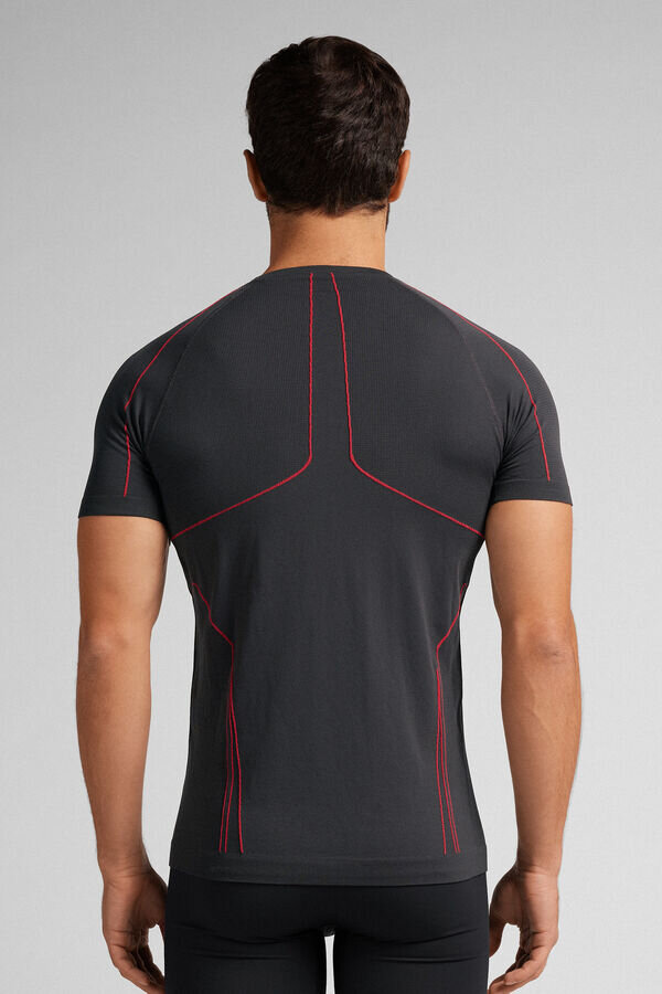 Bluză sport tehnică cu mâneci scurte Bluză sport tehnică cu mâneci scurte