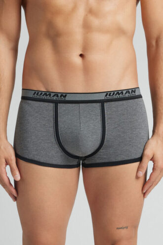 Boxeri din bumbac de calitate superioară cu logo