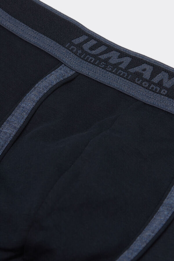 Boxeri din bumbac de calitate superioară cu logo Boxeri din bumbac de calitate superioară cu logo