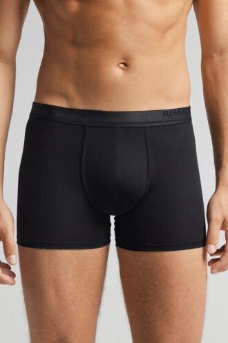 Boxeri din bumbac mercerizat premium cu logo