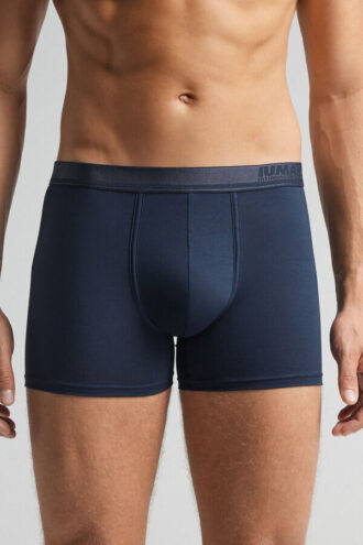 Boxeri din bumbac mercerizat premium cu logo