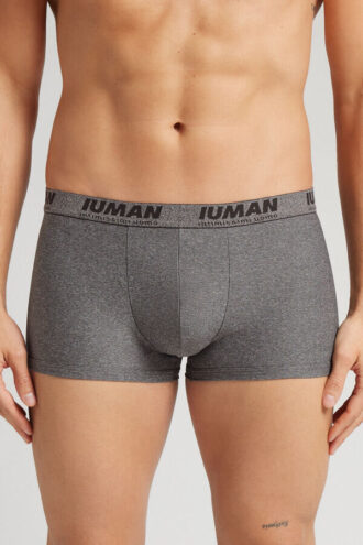 Boxeri din microfibră cu logo