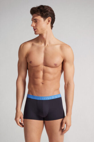 Boxeri din microfibră cu logo