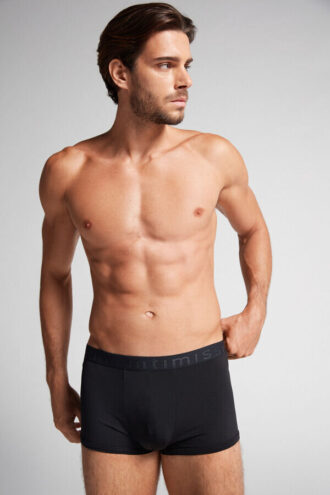 Boxeri din microfibră cu logo