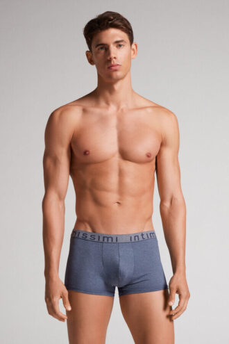 Boxeri din microfibră cu logo