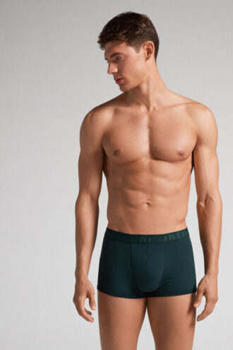 Boxeri din microfibră cu logo