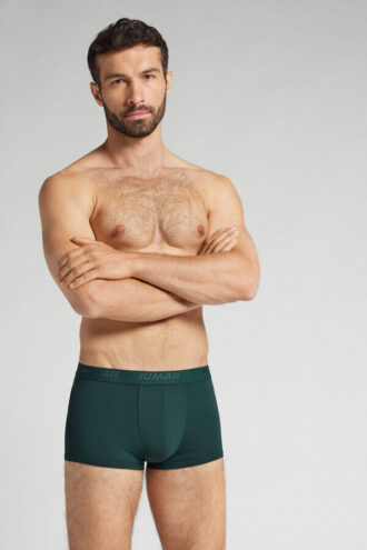 Boxeri din microfibră cu logo