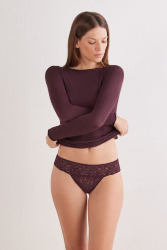 Chiloți Brazilian din dantelă