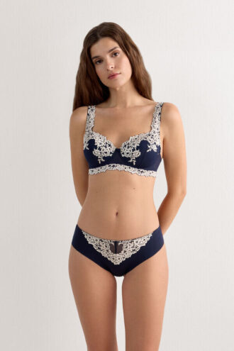 Chiloți din bumbac fără cusături Pretty Flowers