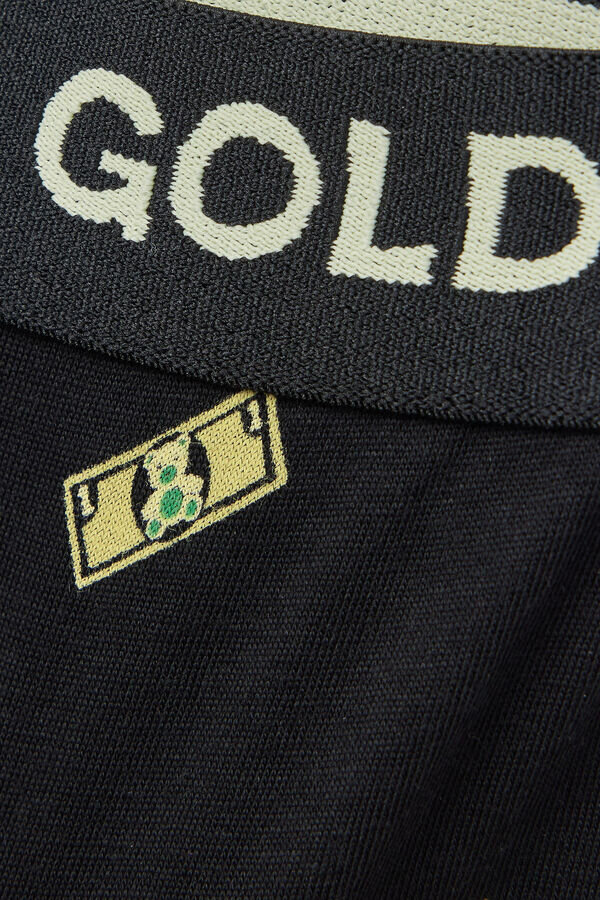 Chiloți din bumbac superior cu imprimeu Money Chiloți din bumbac superior cu imprimeu Money