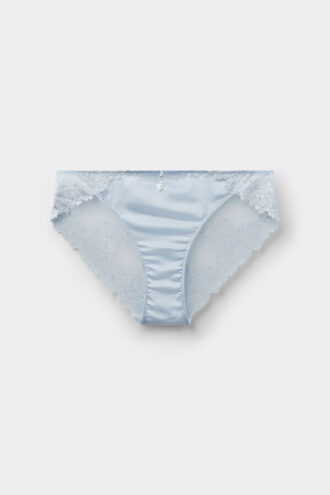 Chiloți din mătase și dantelă Silky Flowers