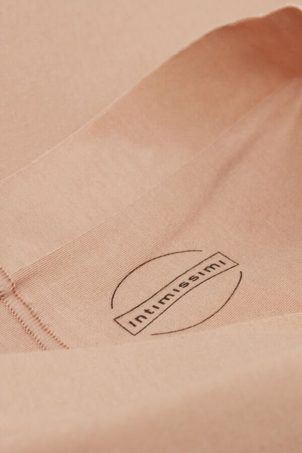 Chiloți hipster din bumbac cu talie înaltă și efect ușor modelator Chiloți hipster din bumbac cu talie înaltă și efect ușor modelator