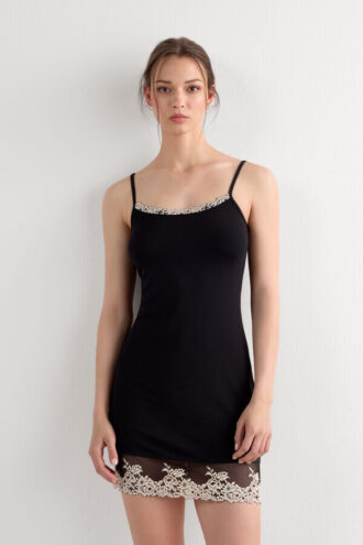 Cămașă de noapte din modal Pretty Flowers