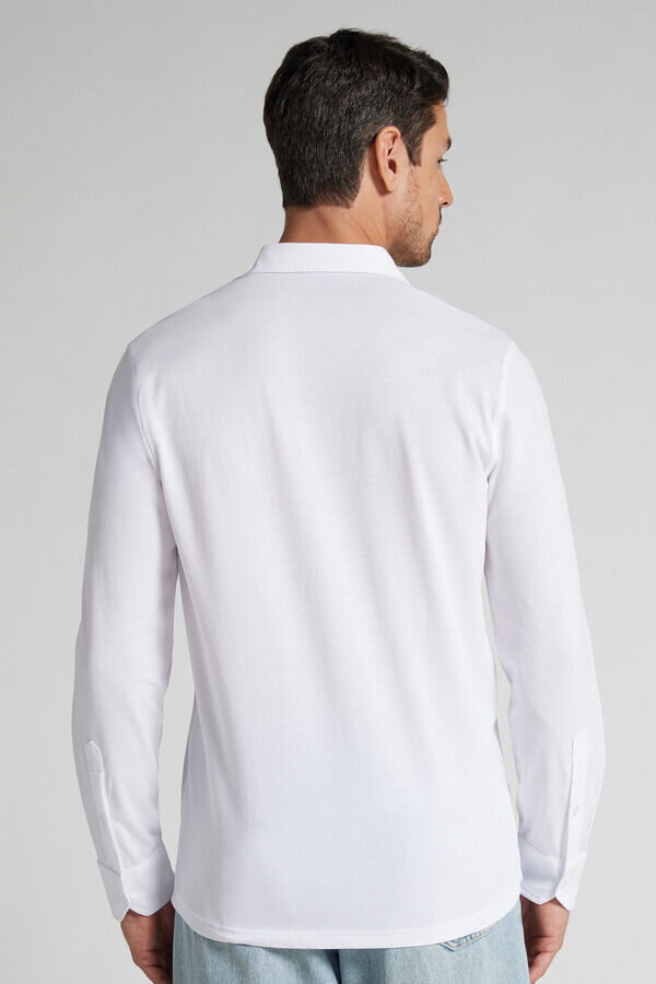 Cămașă din bumbac piqué Cămașă din bumbac piqué