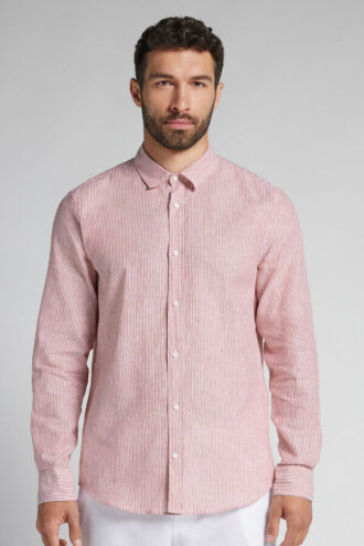 Cămașă din in și bumbac