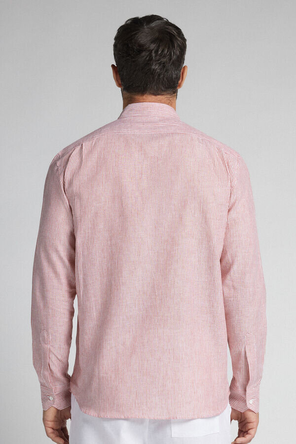 Cămașă din in și bumbac Cămașă din in și bumbac