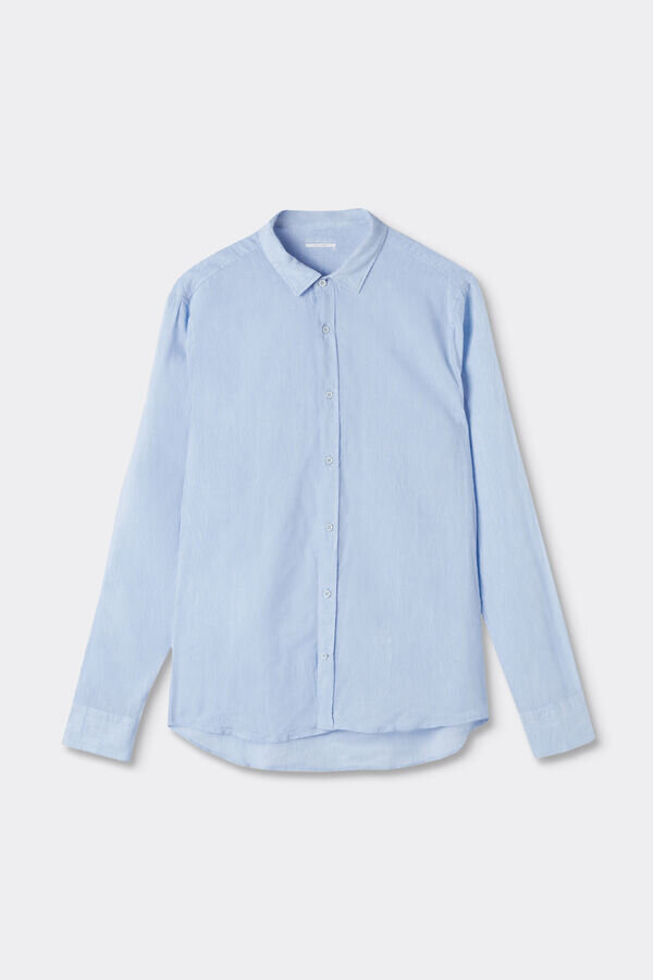 Cămașă din in și bumbac Cămașă din in și bumbac