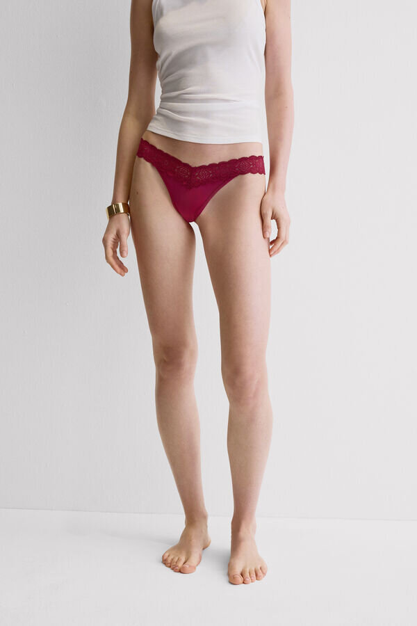 Dantelă și microfibră Stil Brazilian 80S Dantelă și microfibră Stil Brazilian 80S