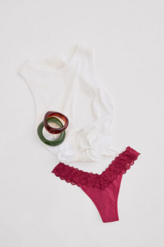 Dantelă și microfibră Stil Brazilian 80S