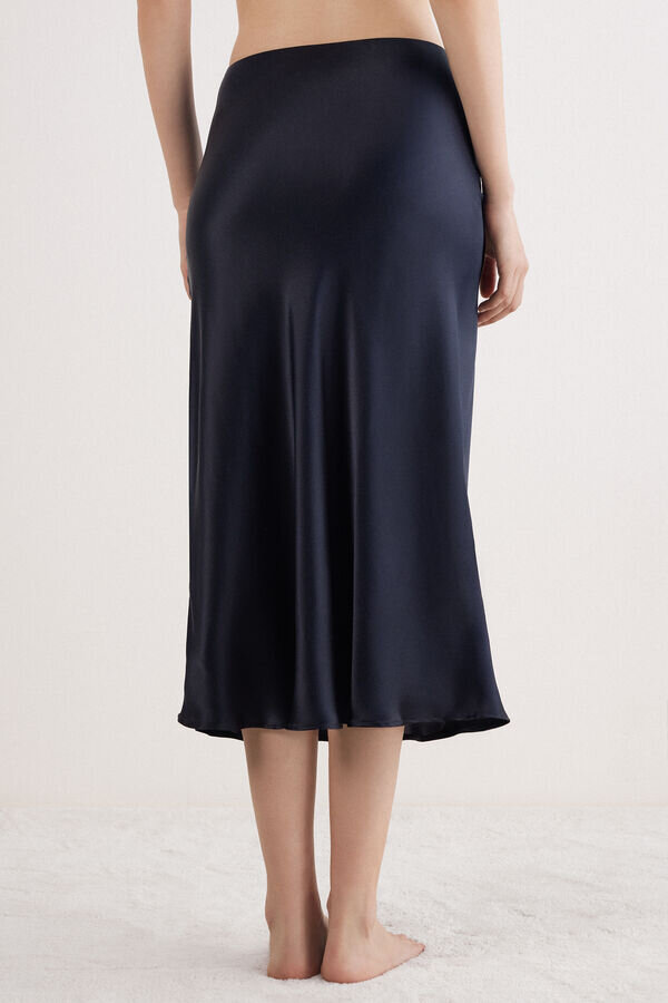 Fustă midi din mătase Fustă midi din mătase