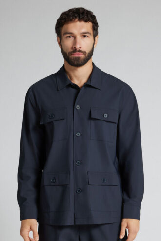 Jacheta safari fără călcare