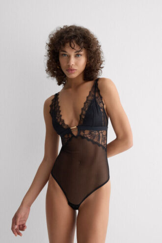 Lace Bodysuit Playful Glamour
