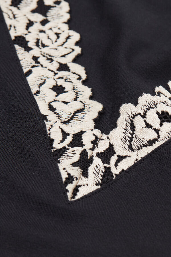 Maiou din modal și dantelă Pretty Flowers Maiou din modal și dantelă Pretty Flowers