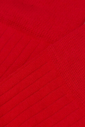 Șosete scurte din bumbac moale cu nervuri