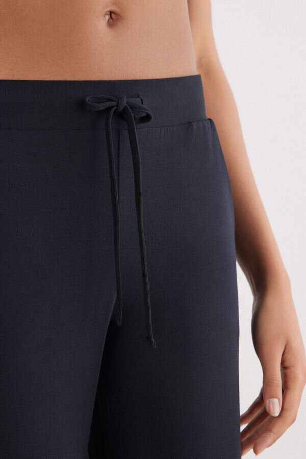 Pantaloni palazzo din modal, lungi până la gleznă Pantaloni palazzo din modal, lungi până la gleznă