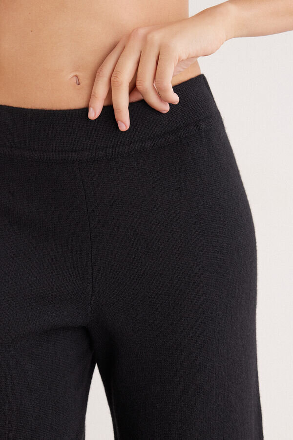 Pantaloni palazzo lungi din cașmir 1 Pantaloni palazzo lungi din cașmir 1