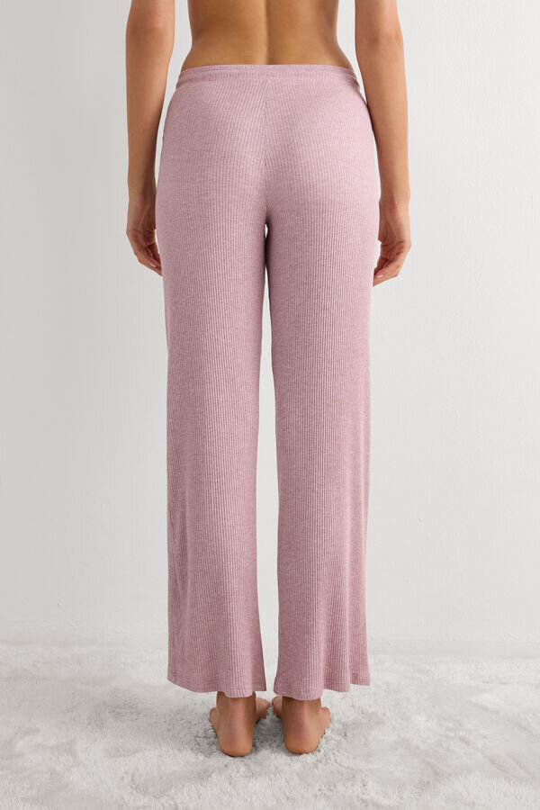 Pantaloni palazzo lungi din modal, confortabili și eleganți Pantaloni palazzo lungi din modal, confortabili și eleganți