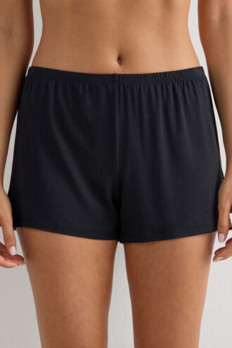 Pantaloni scurți din modal Pretty Flowers