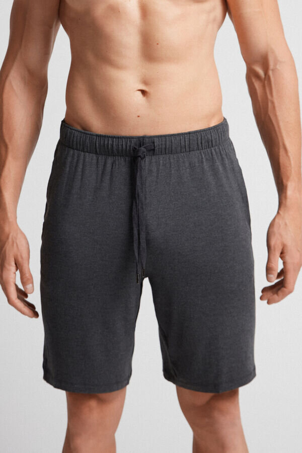 Pantaloni scurți din mătase și modal Pantaloni scurți din mătase și modal