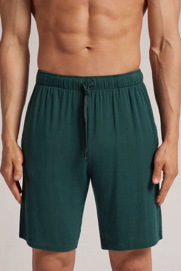 Pantaloni scurți din mătase și modal Pantaloni scurți din mătase și modal