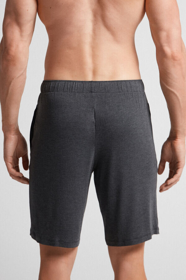 Pantaloni scurți din mătase și modal Pantaloni scurți din mătase și modal