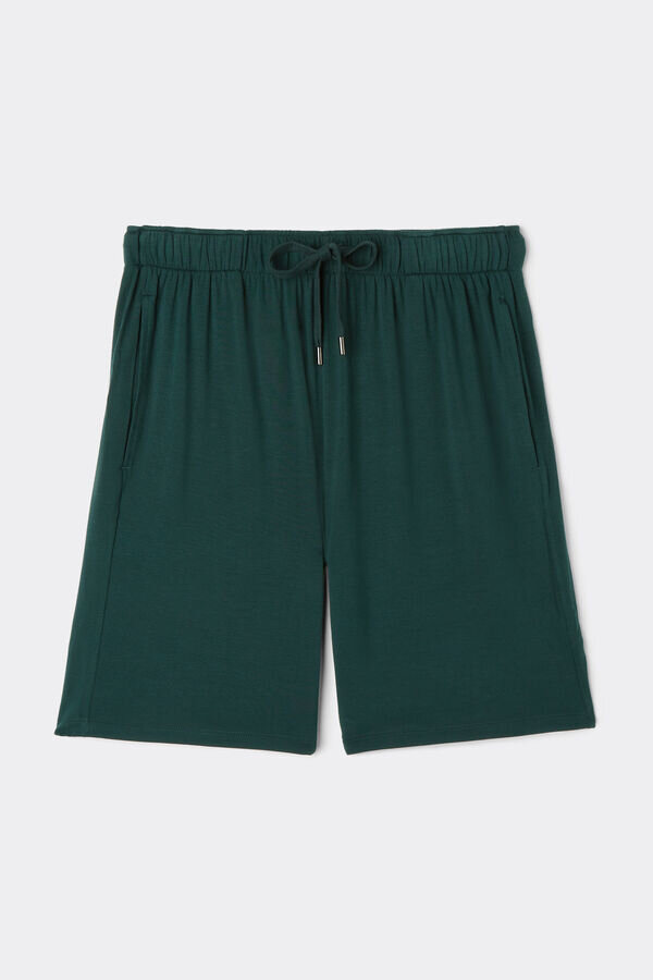 Pantaloni scurți din mătase și modal Pantaloni scurți din mătase și modal