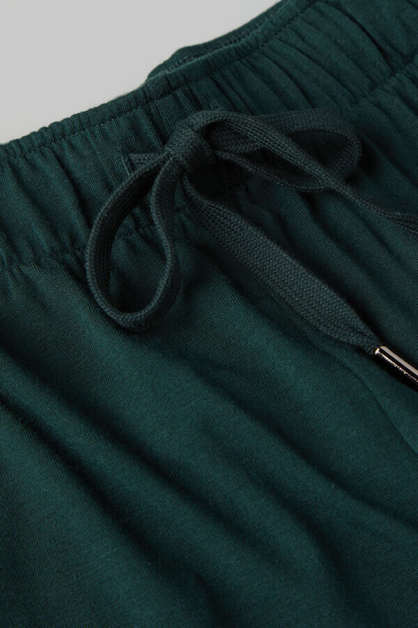 Pantaloni scurți din mătase și modal Pantaloni scurți din mătase și modal