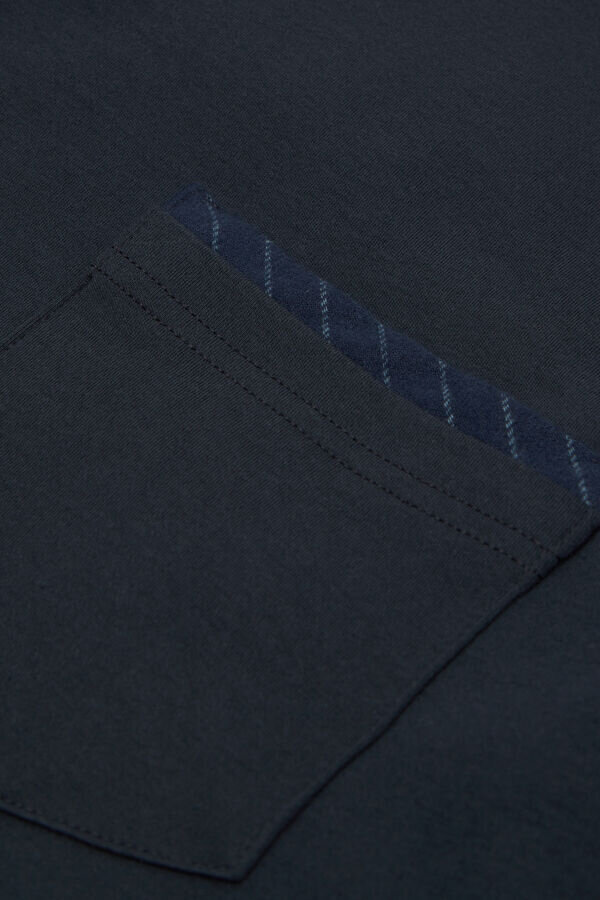 Pijamale lungi din bumbac cu dungi Pijamale lungi din bumbac cu dungi