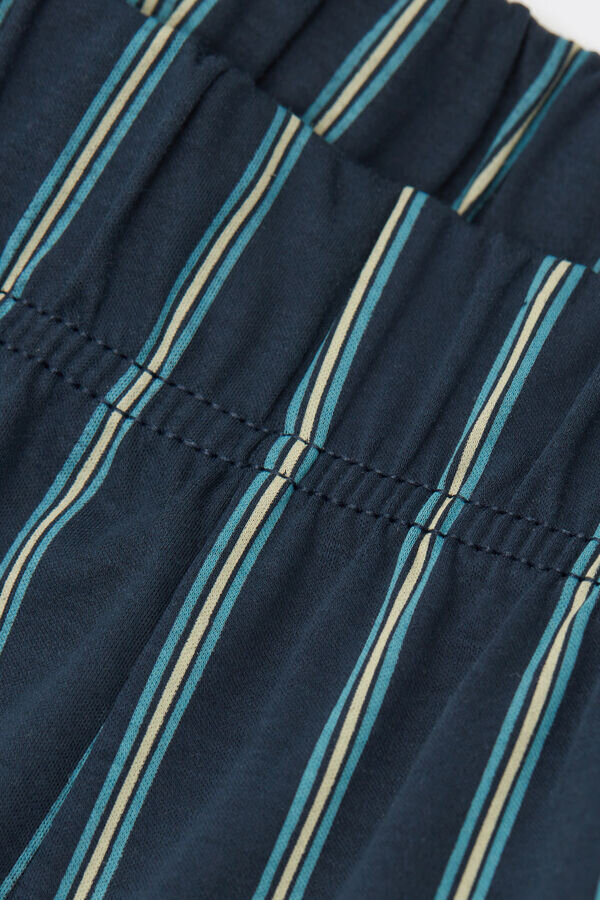 Pijamale lungi din bumbac mercerizat premium imprimat Pijamale lungi din bumbac mercerizat premium imprimat