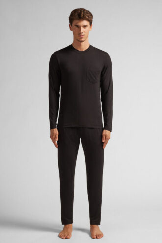 Pijamale lungi din micromodal