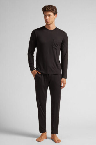 Pijamale lungi din micromodal