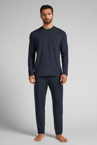 Pijamale lungi din modal moale