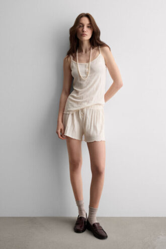 Pijamale scurte Sweet Pointelle