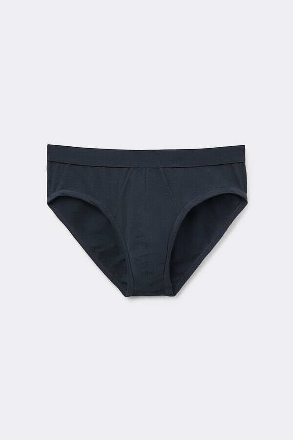 Slip din bumbac cu elastic vizibil Slip din bumbac cu elastic vizibil