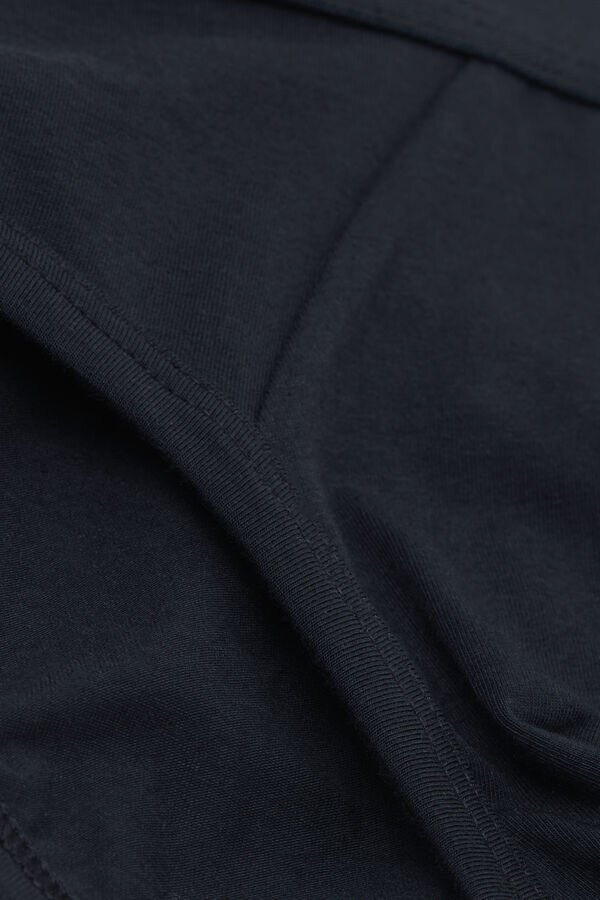 Slip din bumbac cu elastic vizibil Slip din bumbac cu elastic vizibil