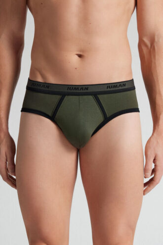 Slipuri din bumbac superior pentru bărbați, cu logo