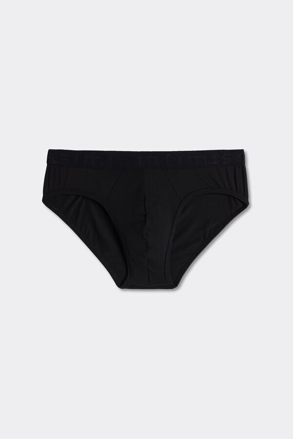 Slipuri din microfibră cu detaliu logo Slipuri din microfibră cu detaliu logo